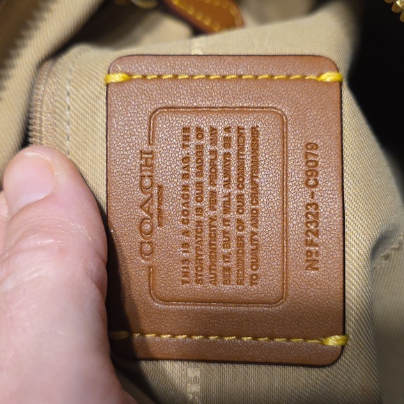 Coach Badge Jacquard Elise Satchel. - Picture 12 of 16